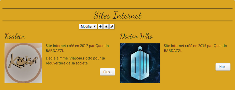 Image d'aperçu des sites créé par quentin bardazzi